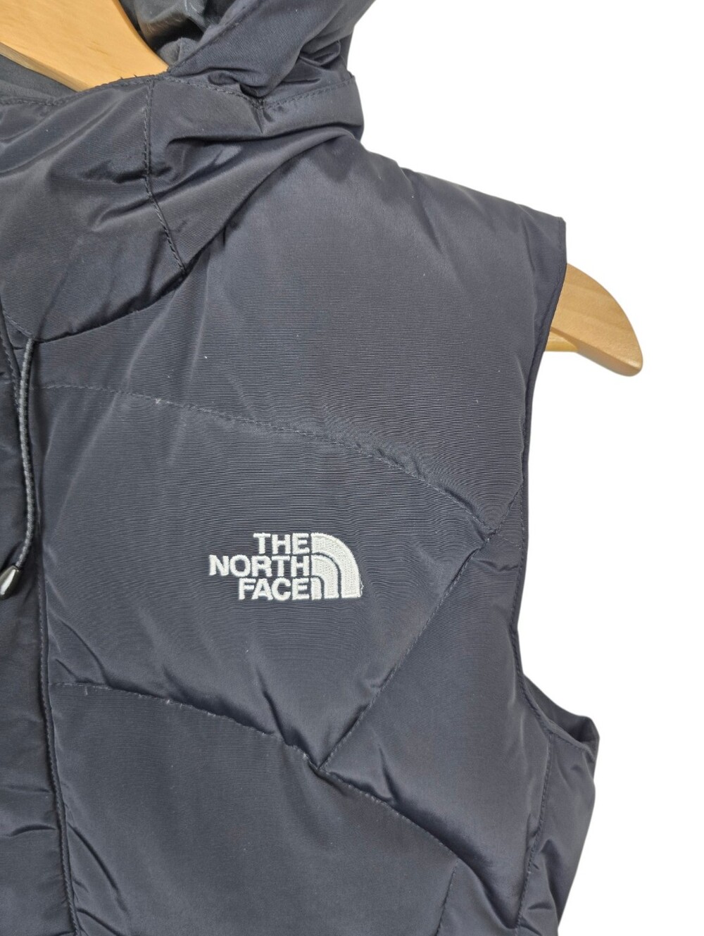The North Face Prodigy 600 Down Hooded Puffer Vest Black Women’s M - Picture 7 of 16